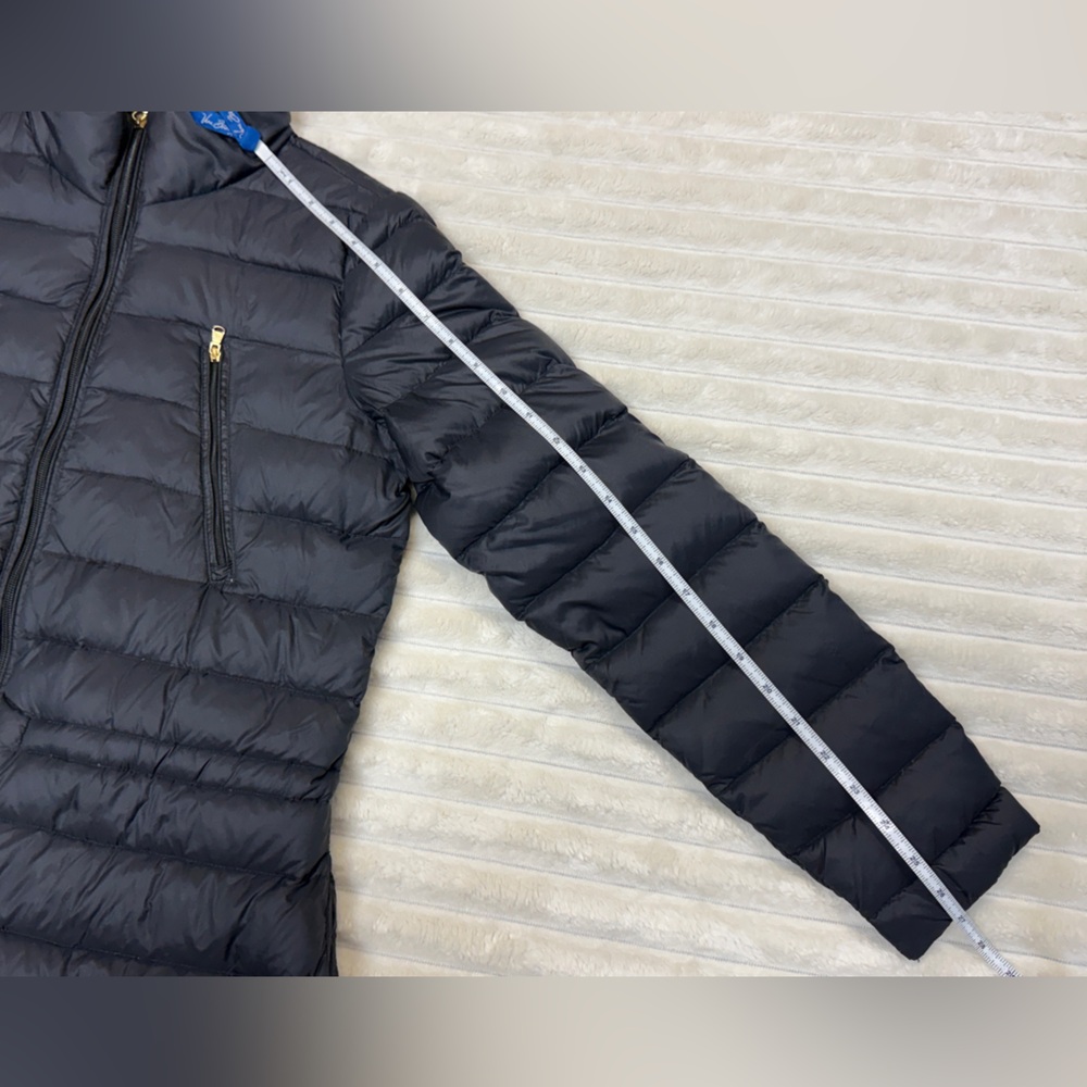 Lauren Ralph Lauren: Women's Black Quilted Down Puffer Jacket, Size S - Picture 9 of 11